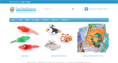 Desktop Screenshot of funbathtoys.co.uk